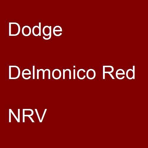 Dodge, Delmonico Red, NRV.